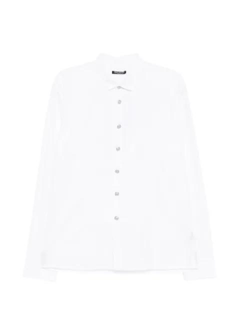 striped logo button shirt by BALMAIN