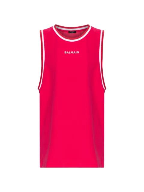 striped-trim mini dress by BALMAIN