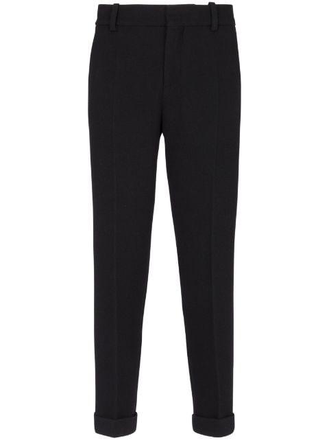 tapered cropped trousers by BALMAIN