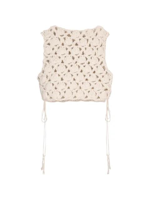 tie-detail top by BALMAIN