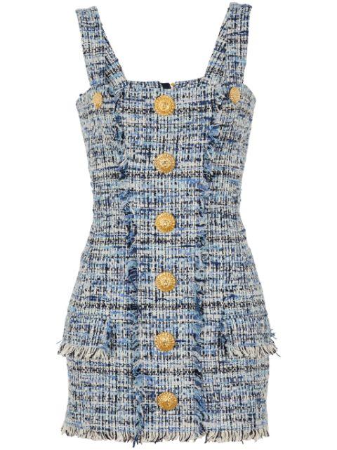 tweed mini dress by BALMAIN