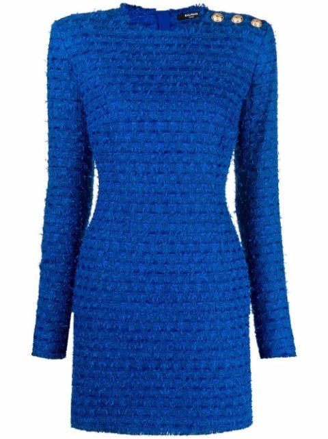 tweed mini dress by BALMAIN