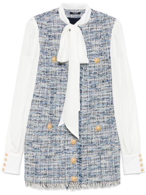 tweed mini dress by BALMAIN