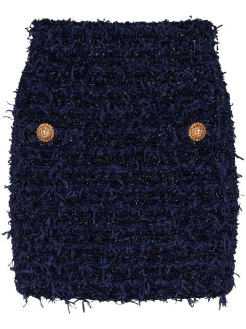 tweed mini skirt by BALMAIN