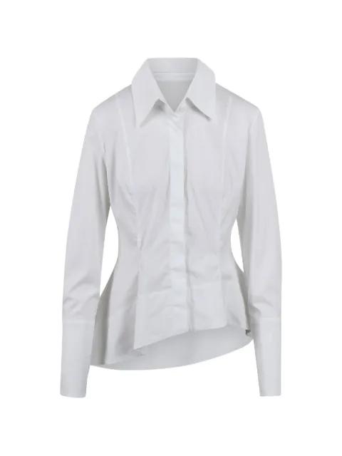 Linette asymmetric panelled shirt by BALOSSA