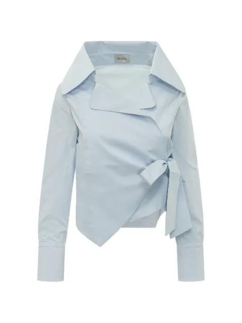 Nora wrap-style shirt by BALOSSA