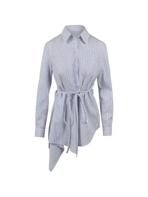 striped asymmetric shirt by BALOSSA