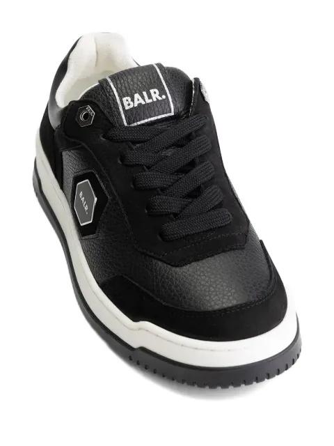 Q-Series Classic Cup leather panelled sneakers by BALR.