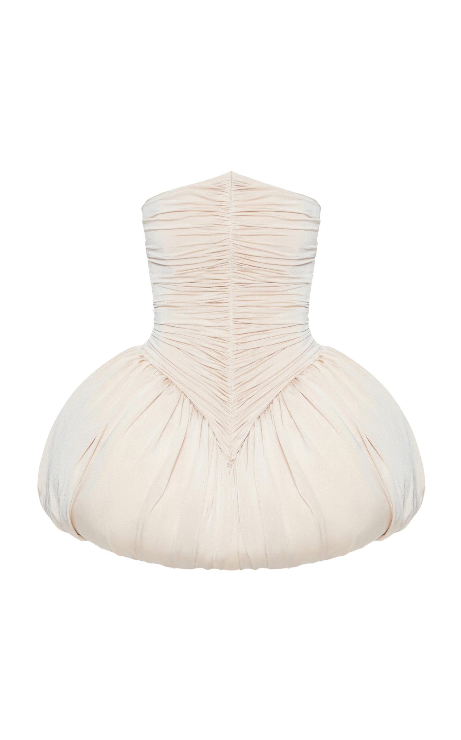 BALYKINA Clara Ruched Bubble Mini Dress - Moda Operandi by BALYKINA