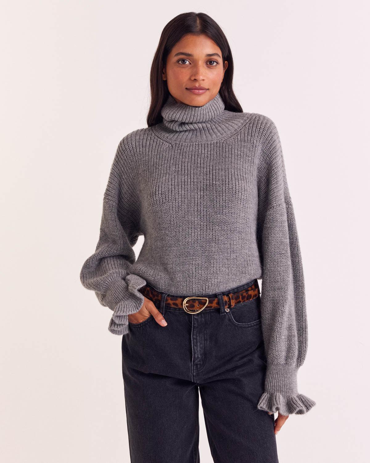 Adam heather gray sweater by BALZAC PARIS
