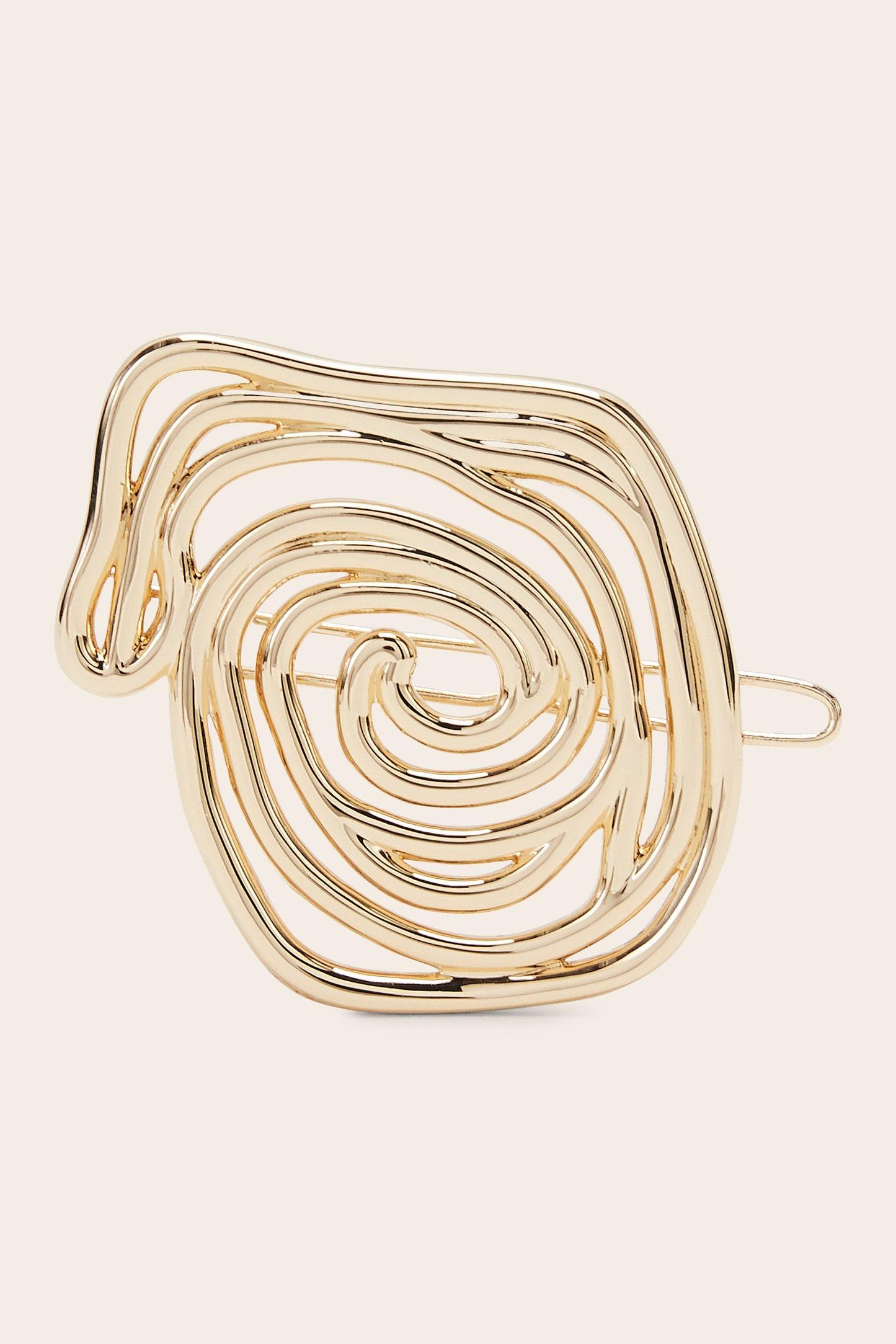 Aitana gold barrette by BALZAC PARIS