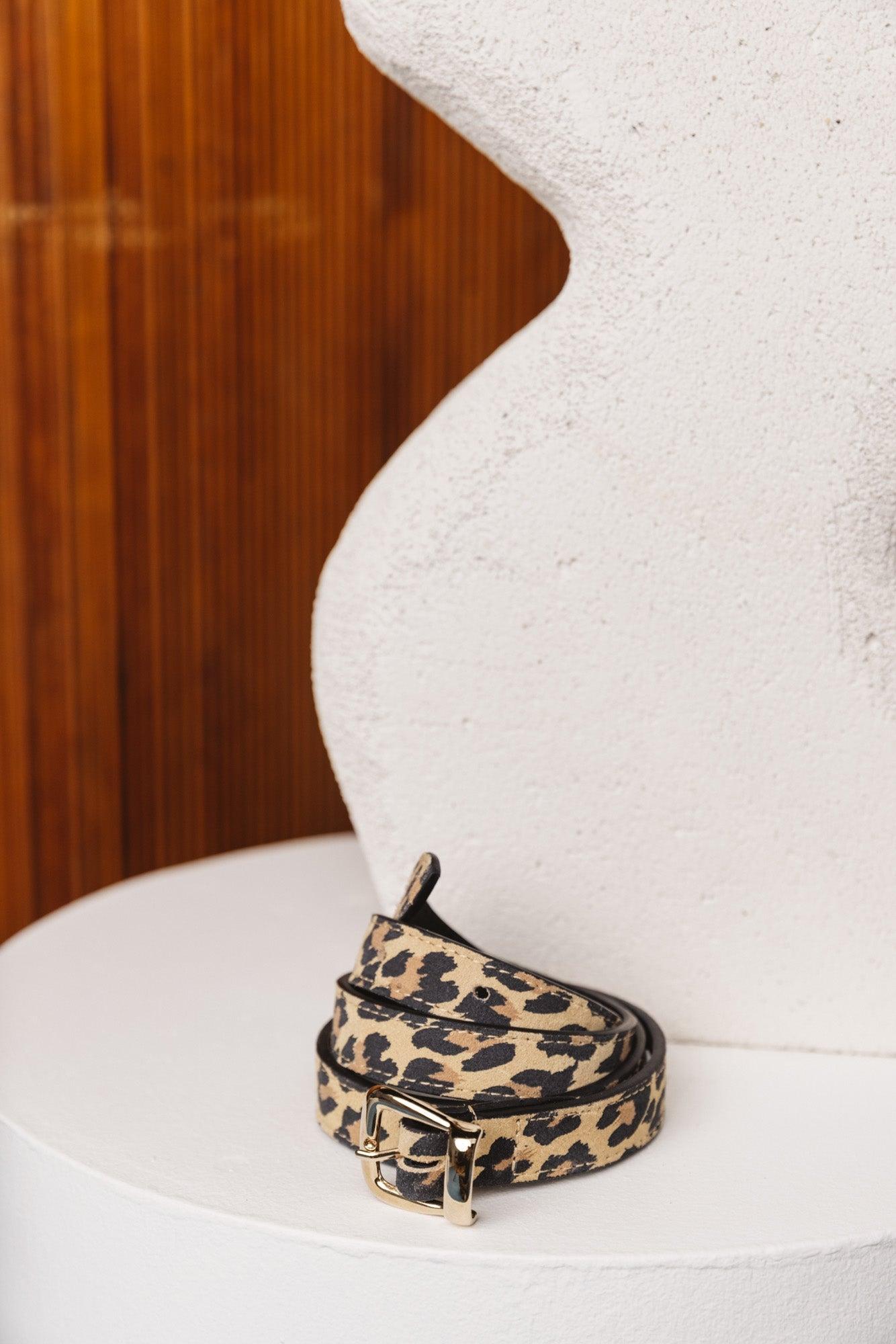 Alba leopard belt by BALZAC PARIS