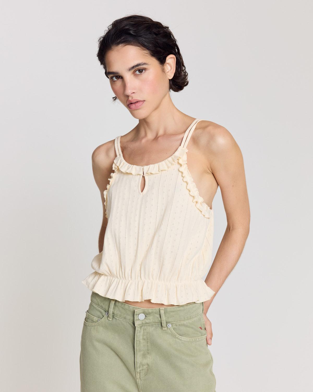 Alizee top cream by BALZAC PARIS