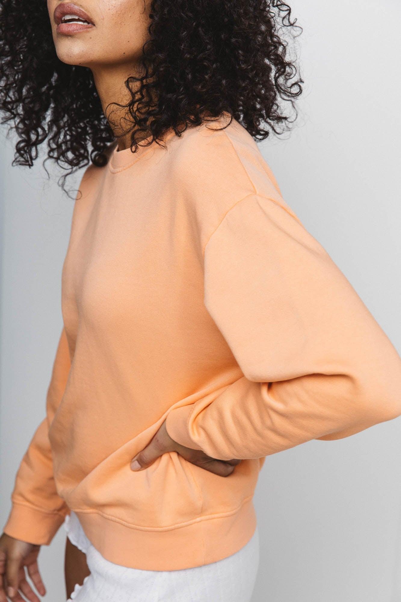 Apricot Harlow Sweatshirt by BALZAC PARIS