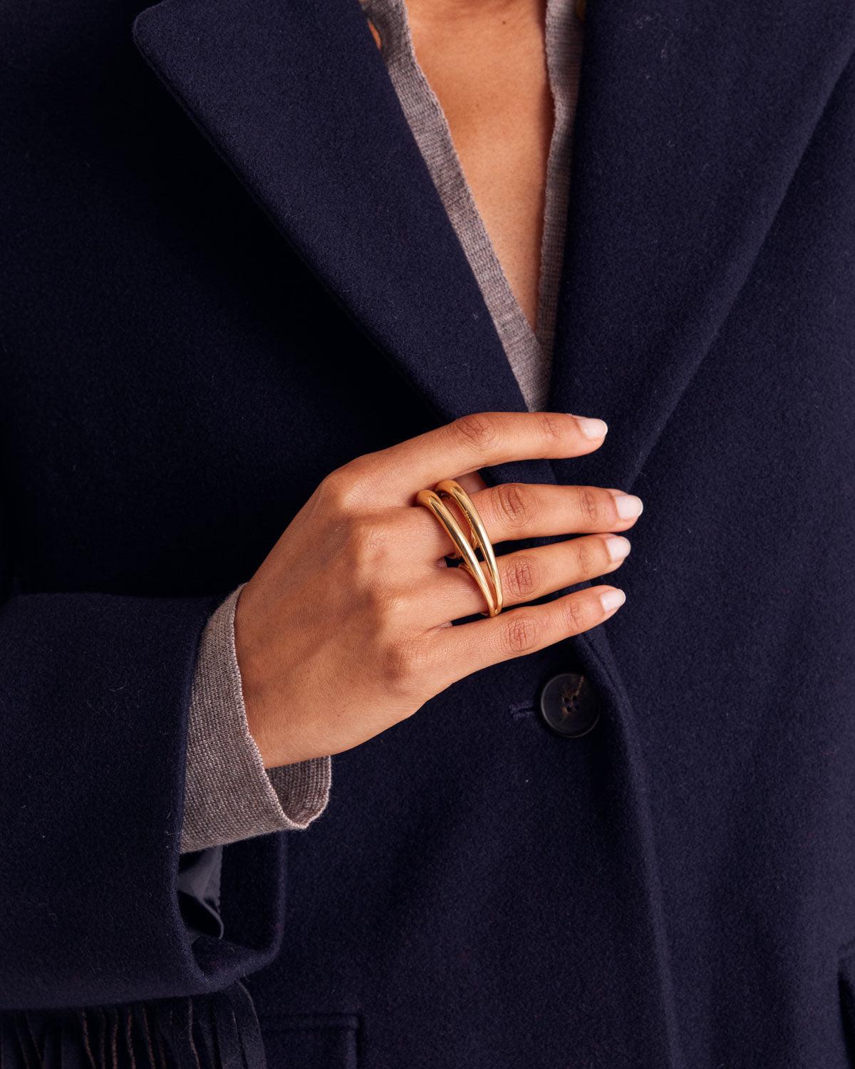 Augustine gold ring by BALZAC PARIS