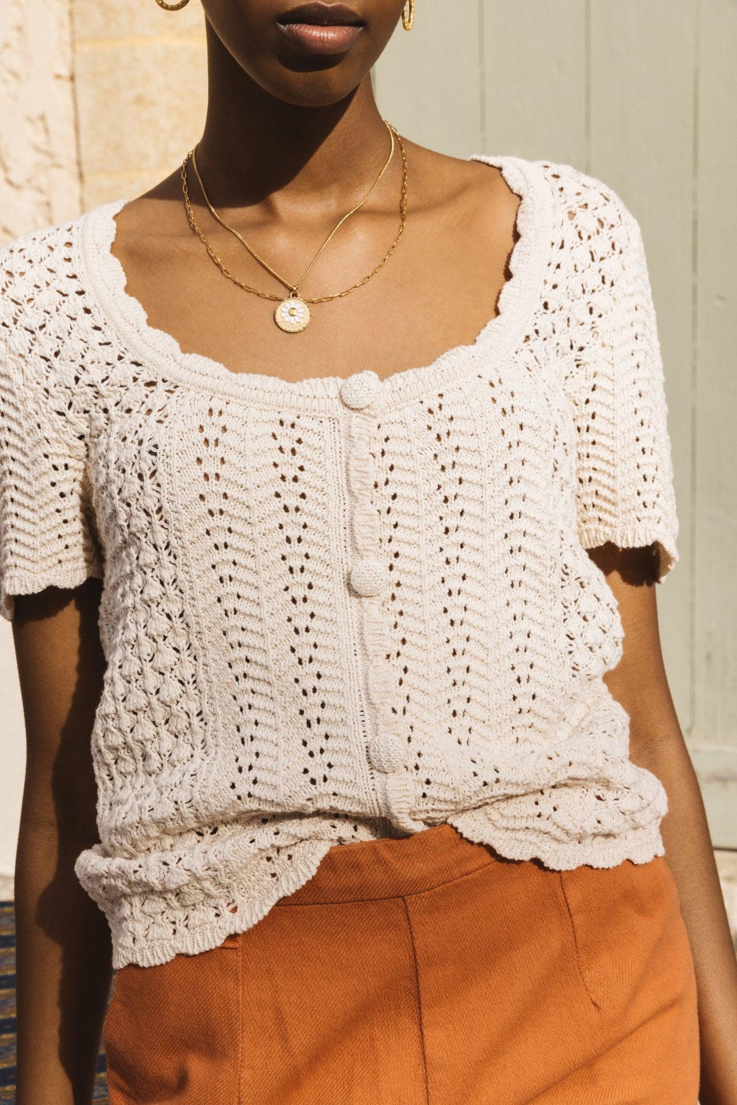Authentic ecru top by BALZAC PARIS