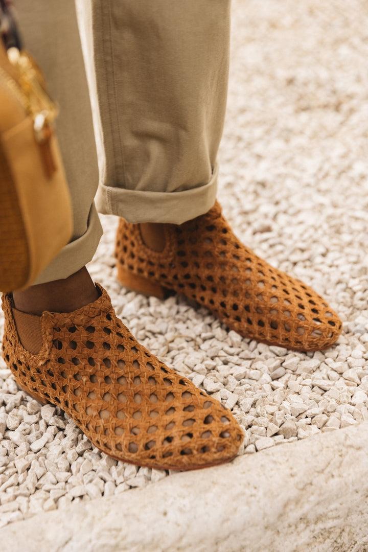 Baby Jane camel ankle boots by BALZAC PARIS