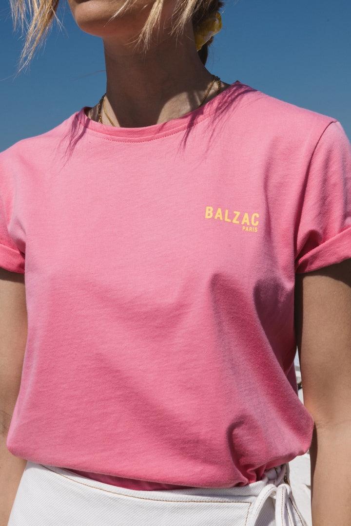 Balzac Paris pink and yellow t-shirt by BALZAC PARIS
