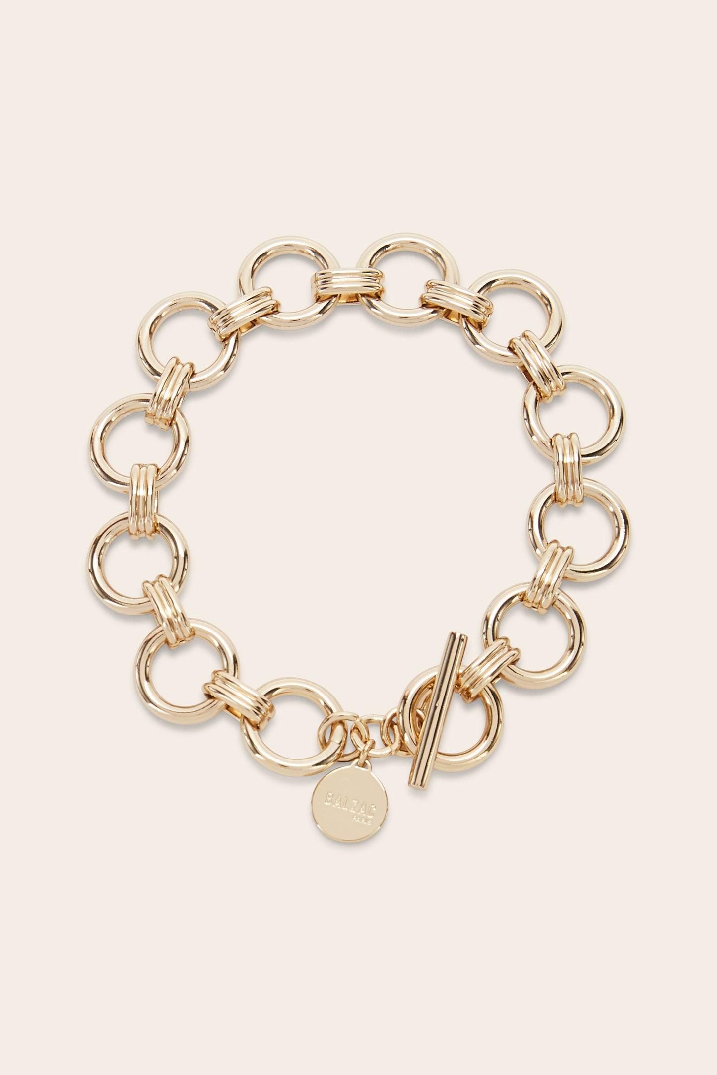 Bartolomia gold bracelet by BALZAC PARIS