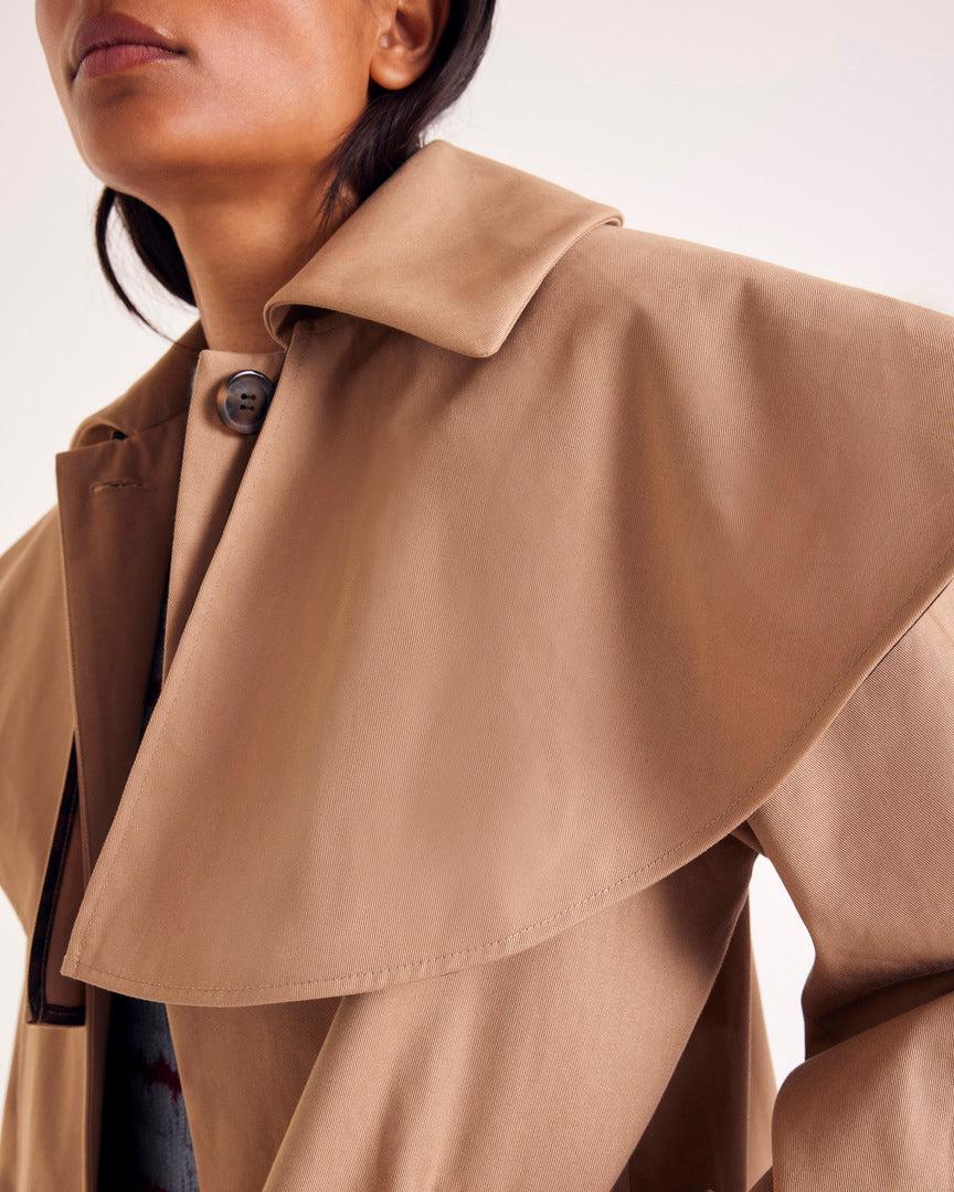 Beige Eugenia Trench Coat by BALZAC PARIS