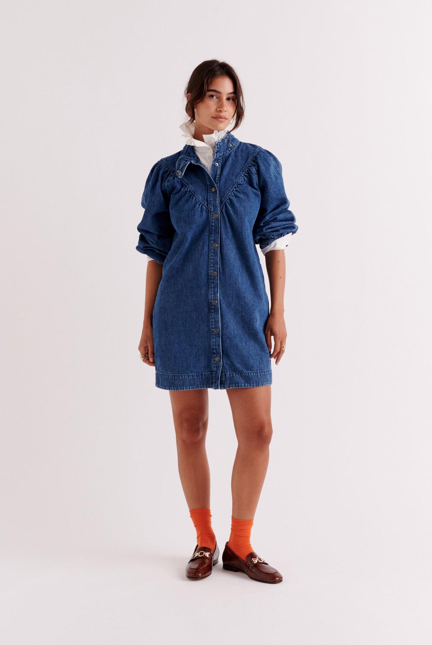 Betsy ultramarine blue dress by BALZAC PARIS