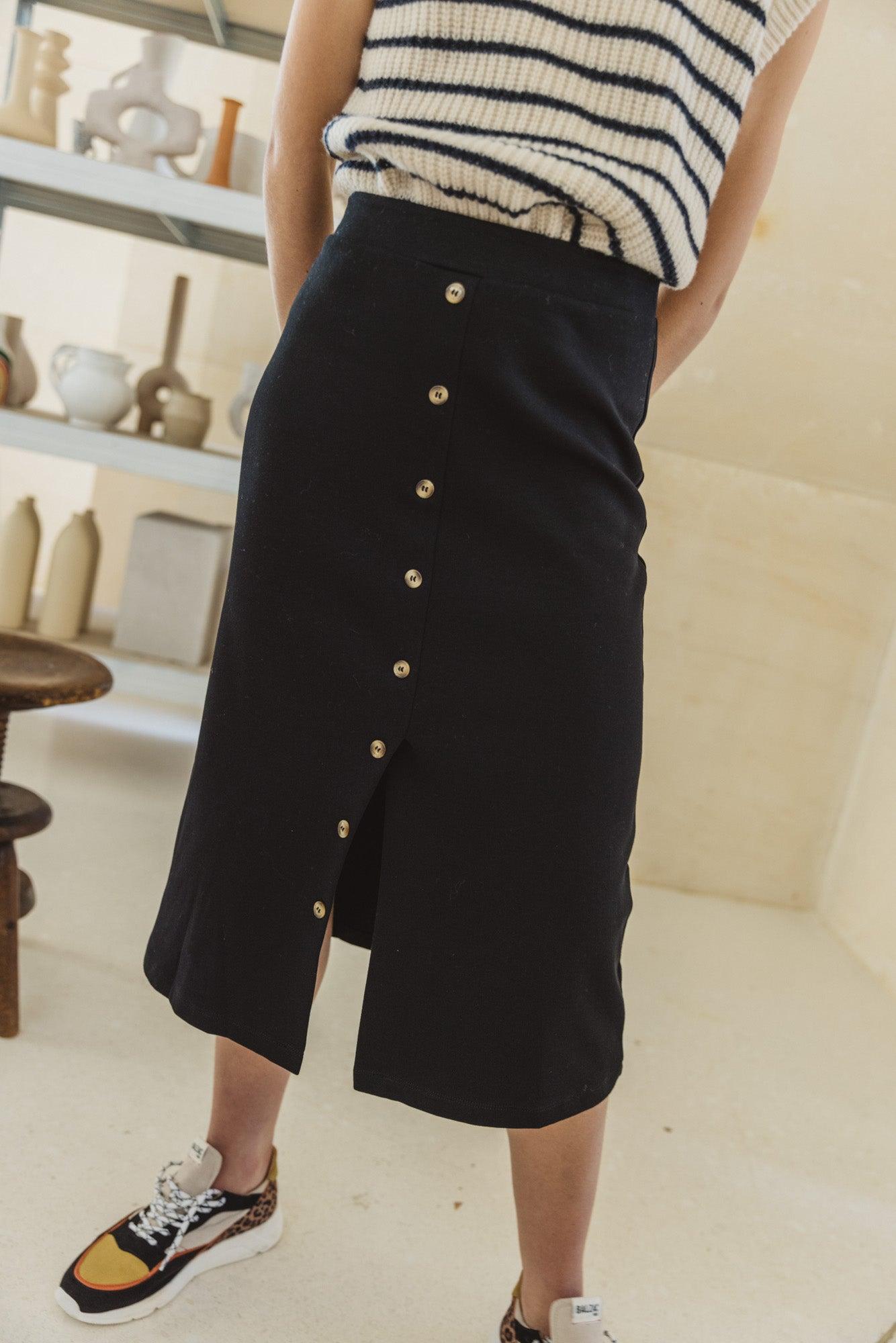 Black Aden skirt by BALZAC PARIS