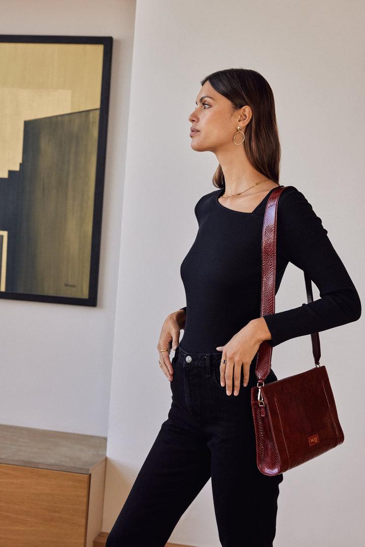 Black Cepe top by BALZAC PARIS