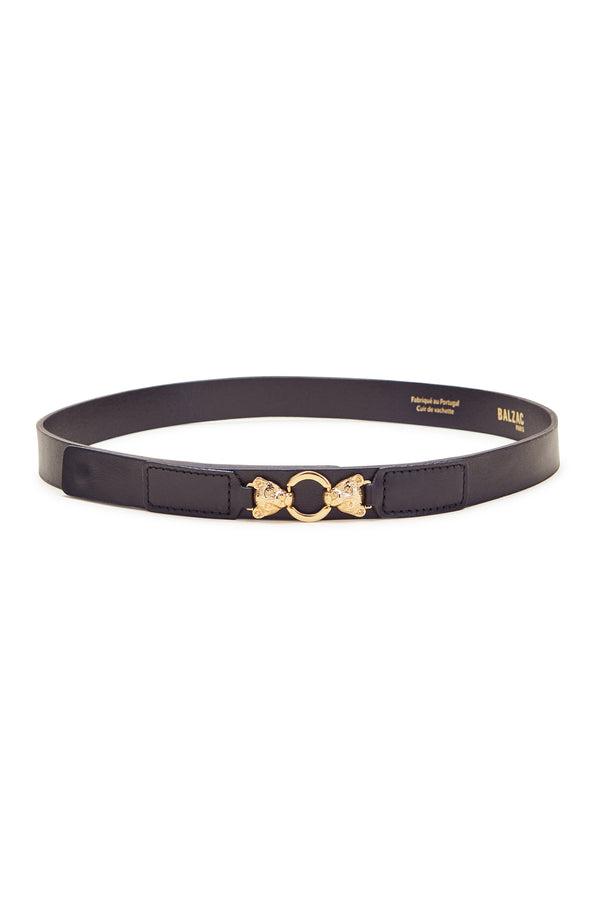 Black Malo belt by BALZAC PARIS