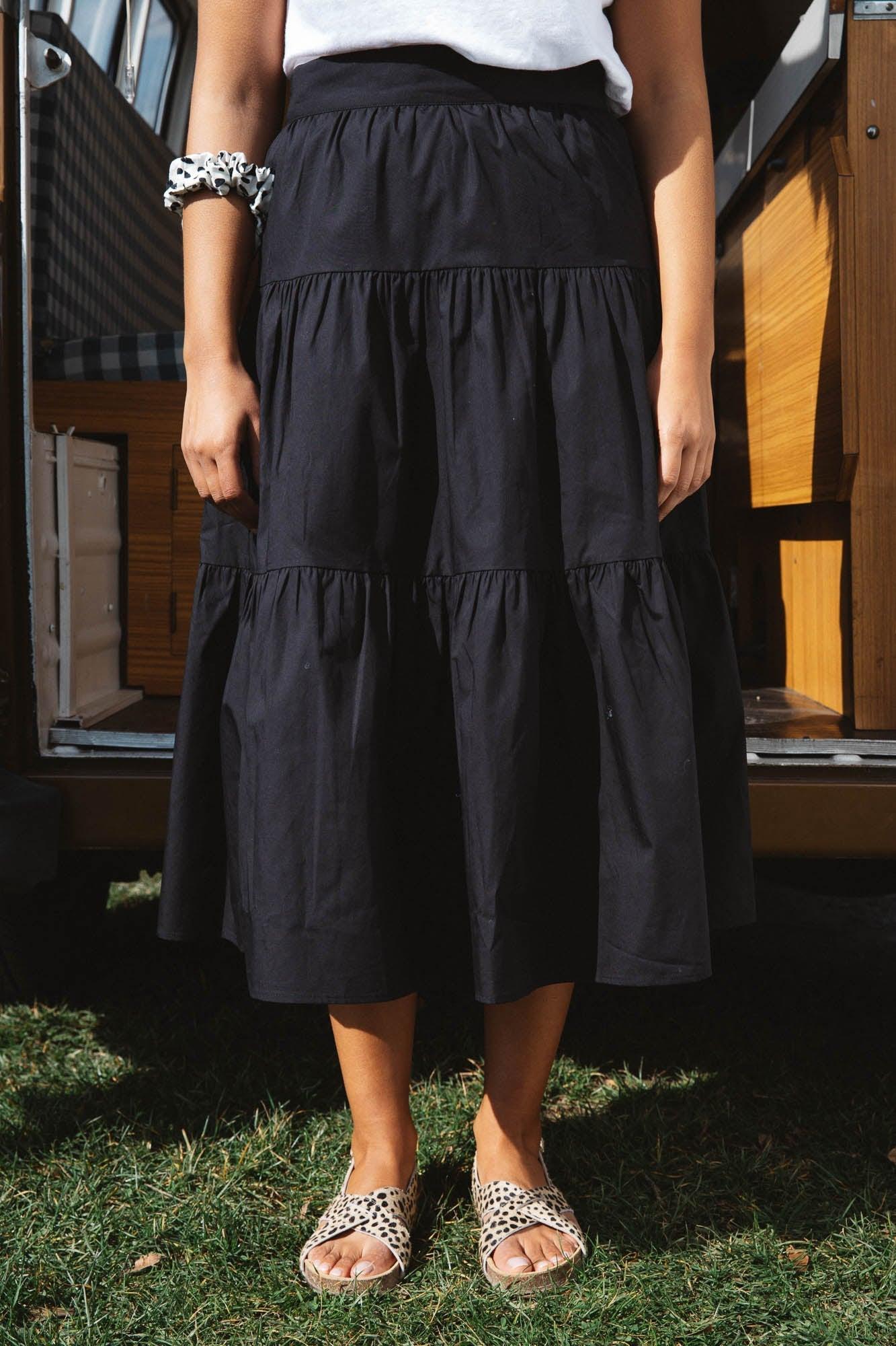 Black honey skirt by BALZAC PARIS