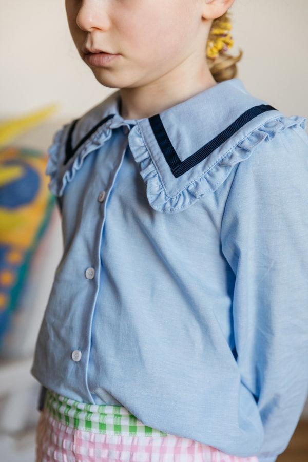 Blue Melrose Shirt by BALZAC PARIS