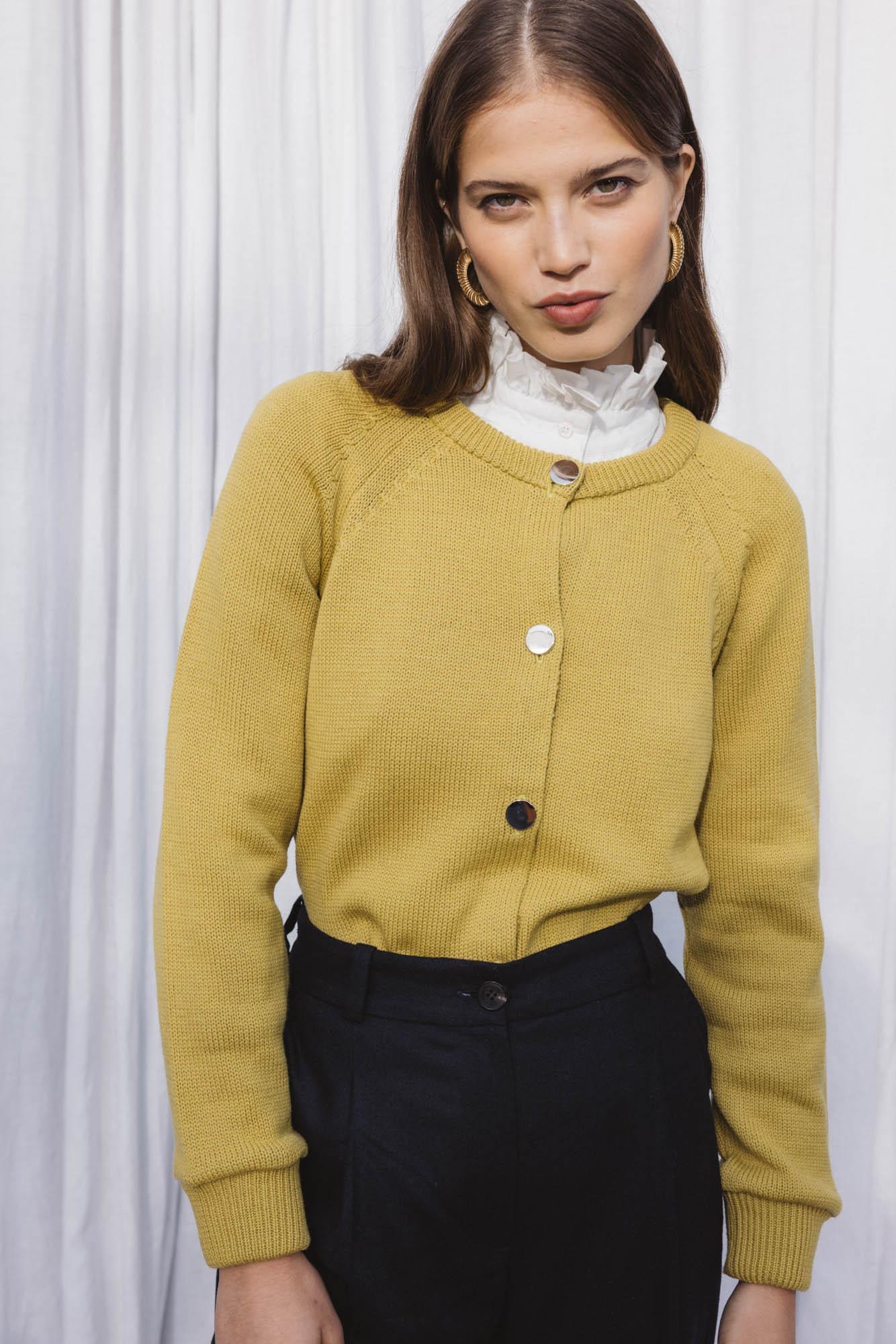 Bonte anise cardigan by BALZAC PARIS