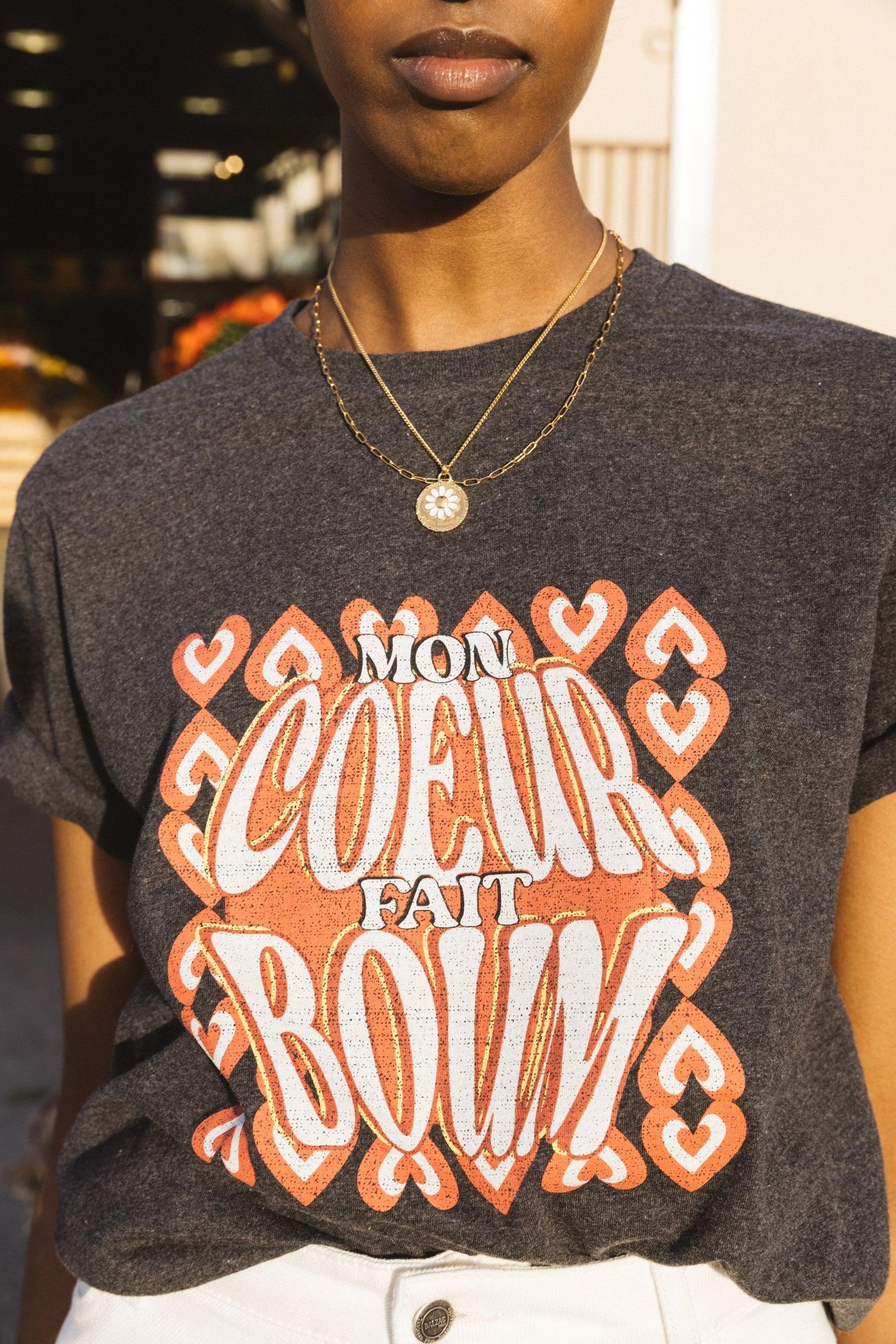 Bree Boom gray t-shirt by BALZAC PARIS