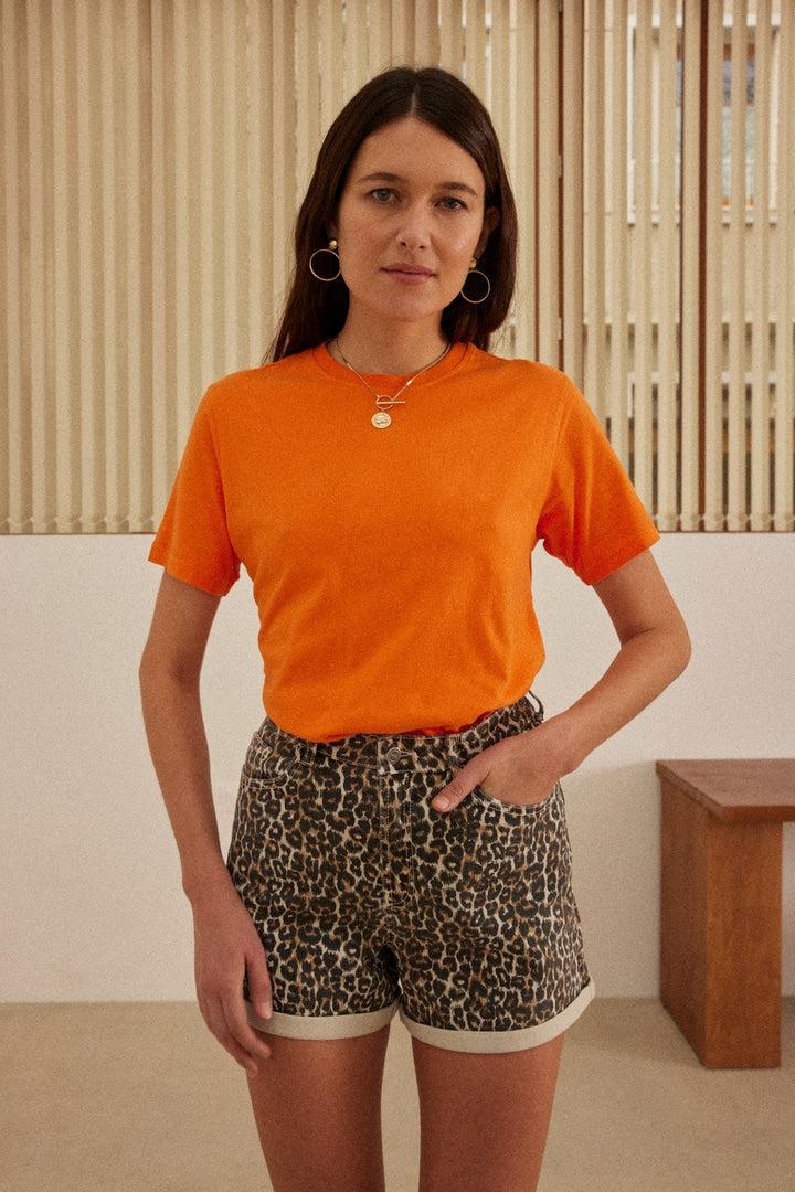 Bree orange t-shirt by BALZAC PARIS