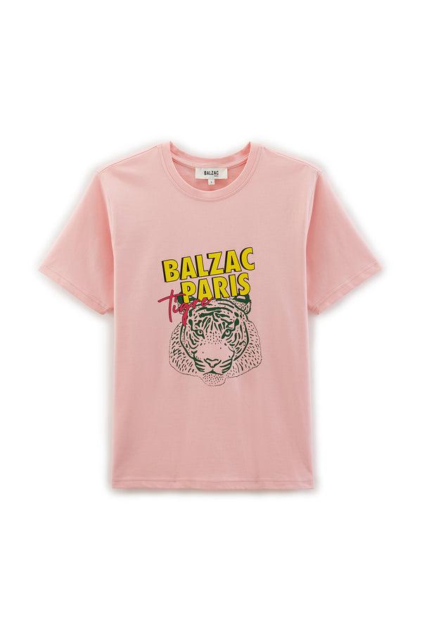 Bree pink tiger t-shirt by BALZAC PARIS