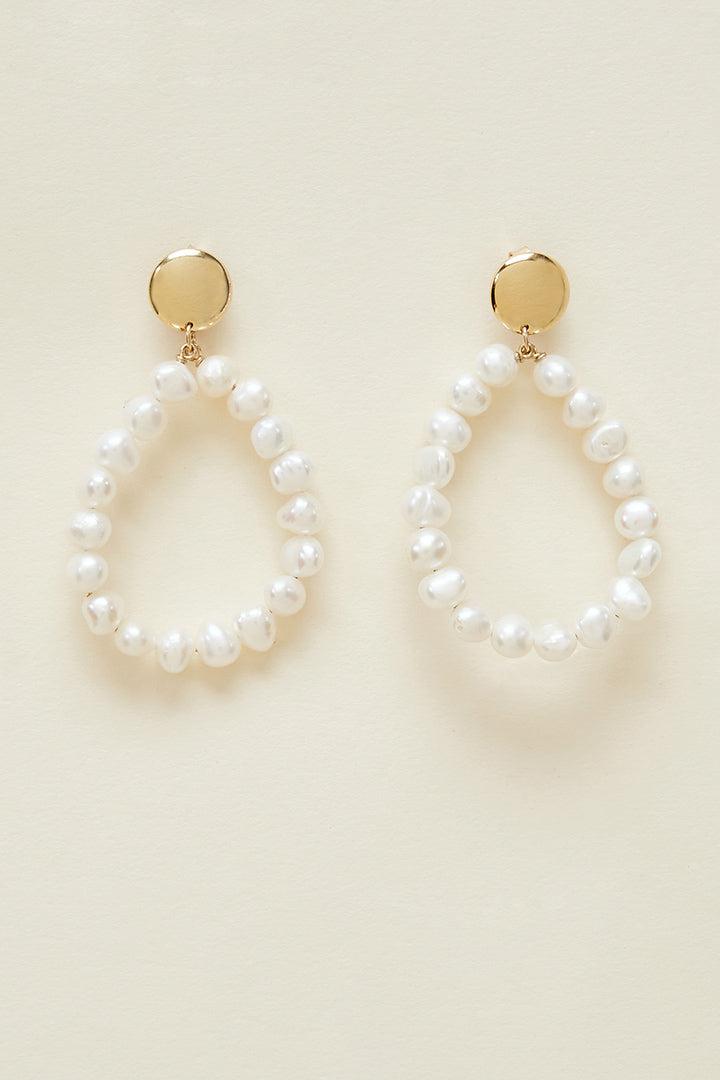 Bubble earrings ecru by BALZAC PARIS