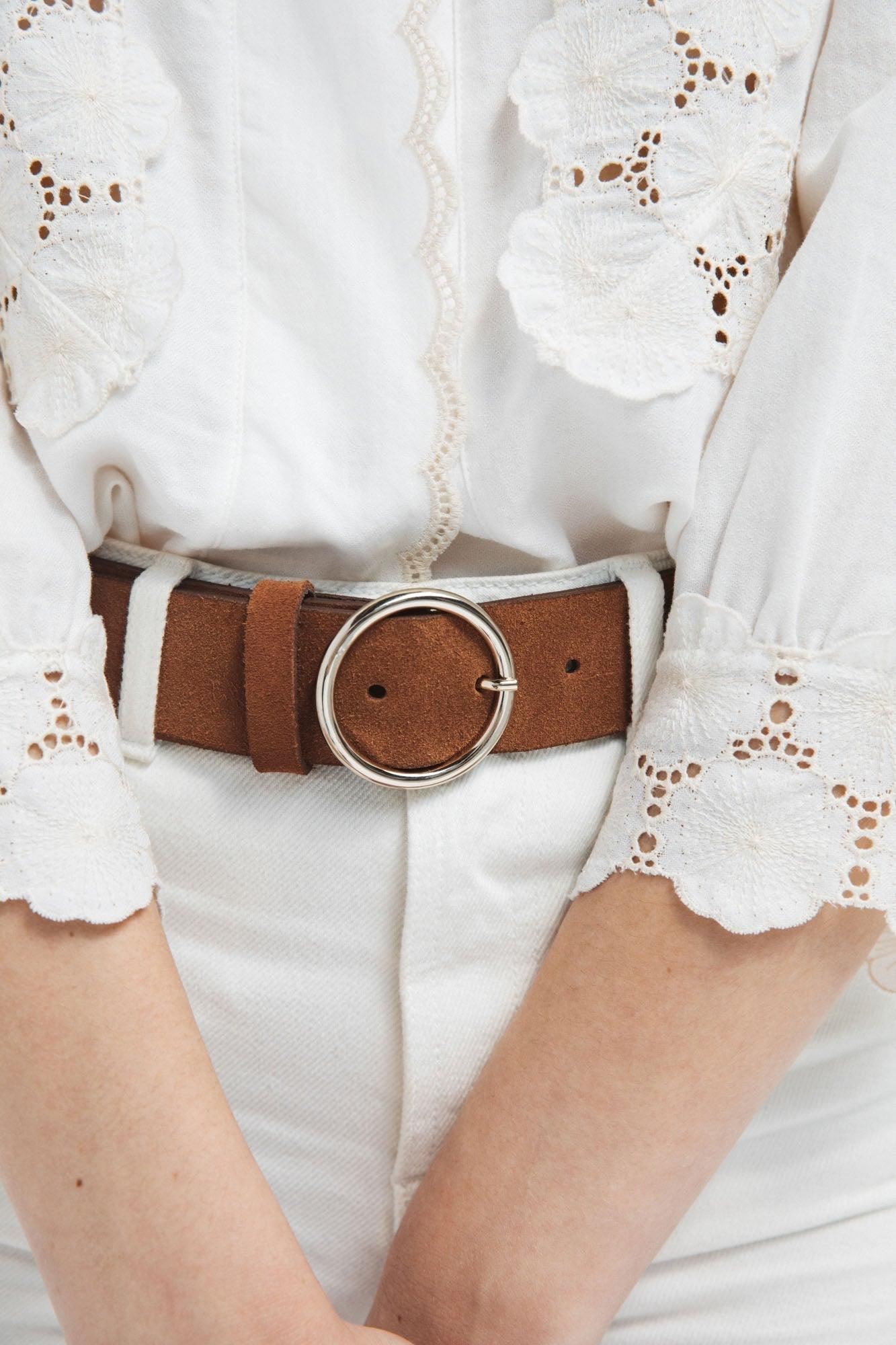 Camel Yacine belt by BALZAC PARIS