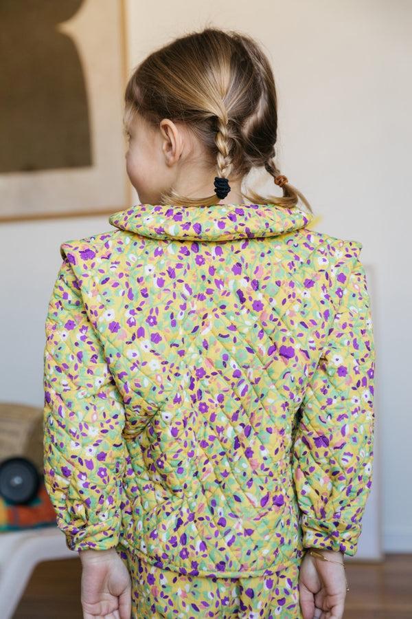 Chance jacket with a myriad of flowers print by BALZAC PARIS