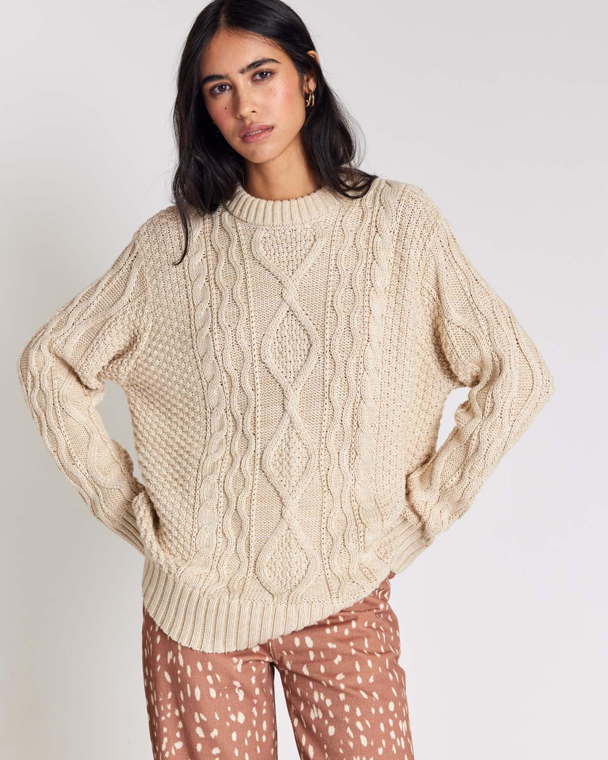 Chandler off-white sweater by BALZAC PARIS