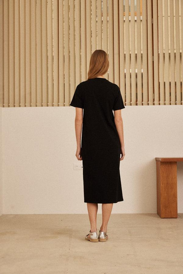 Claodia black dress by BALZAC PARIS