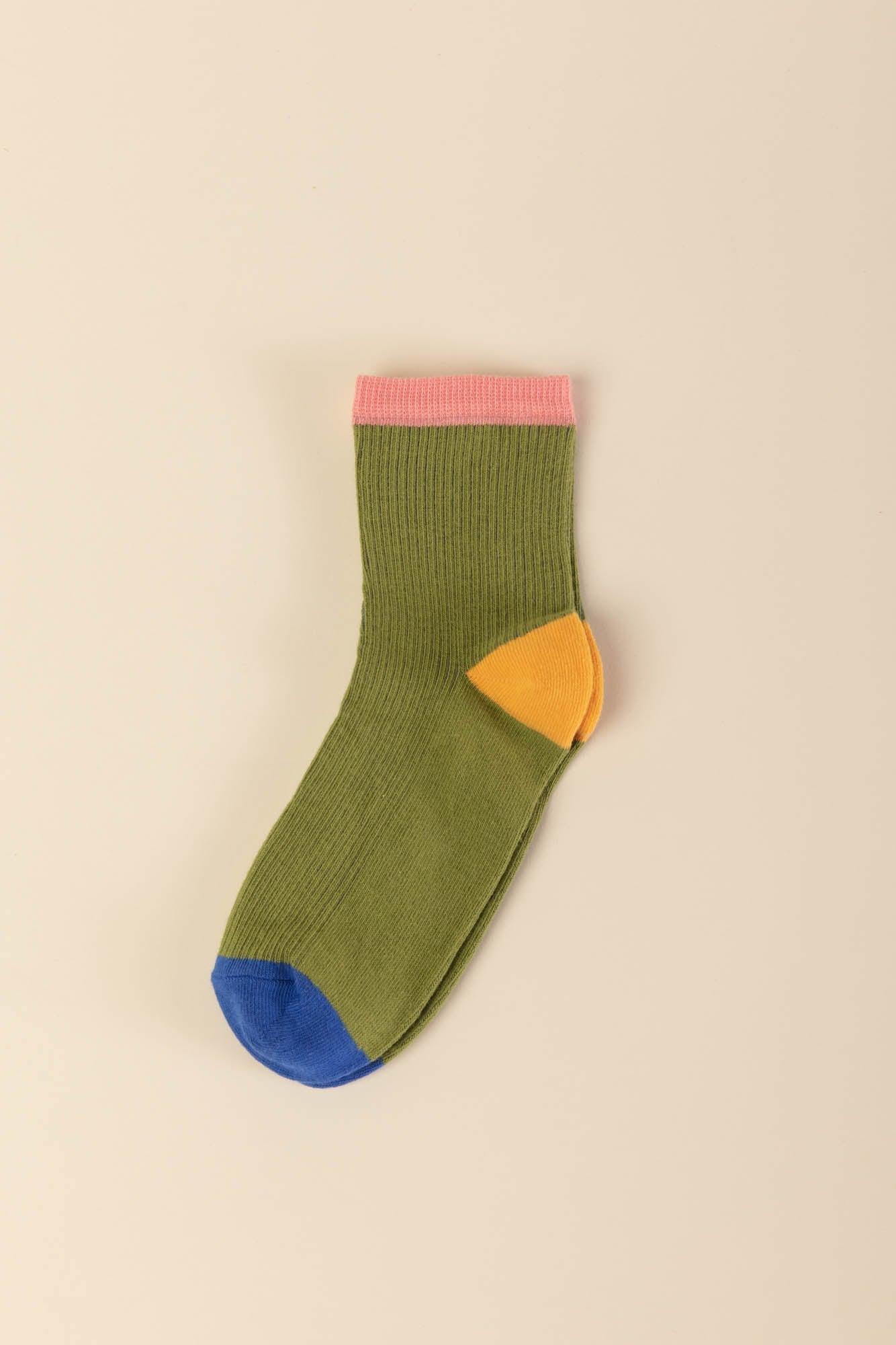 Cornish sock green by BALZAC PARIS