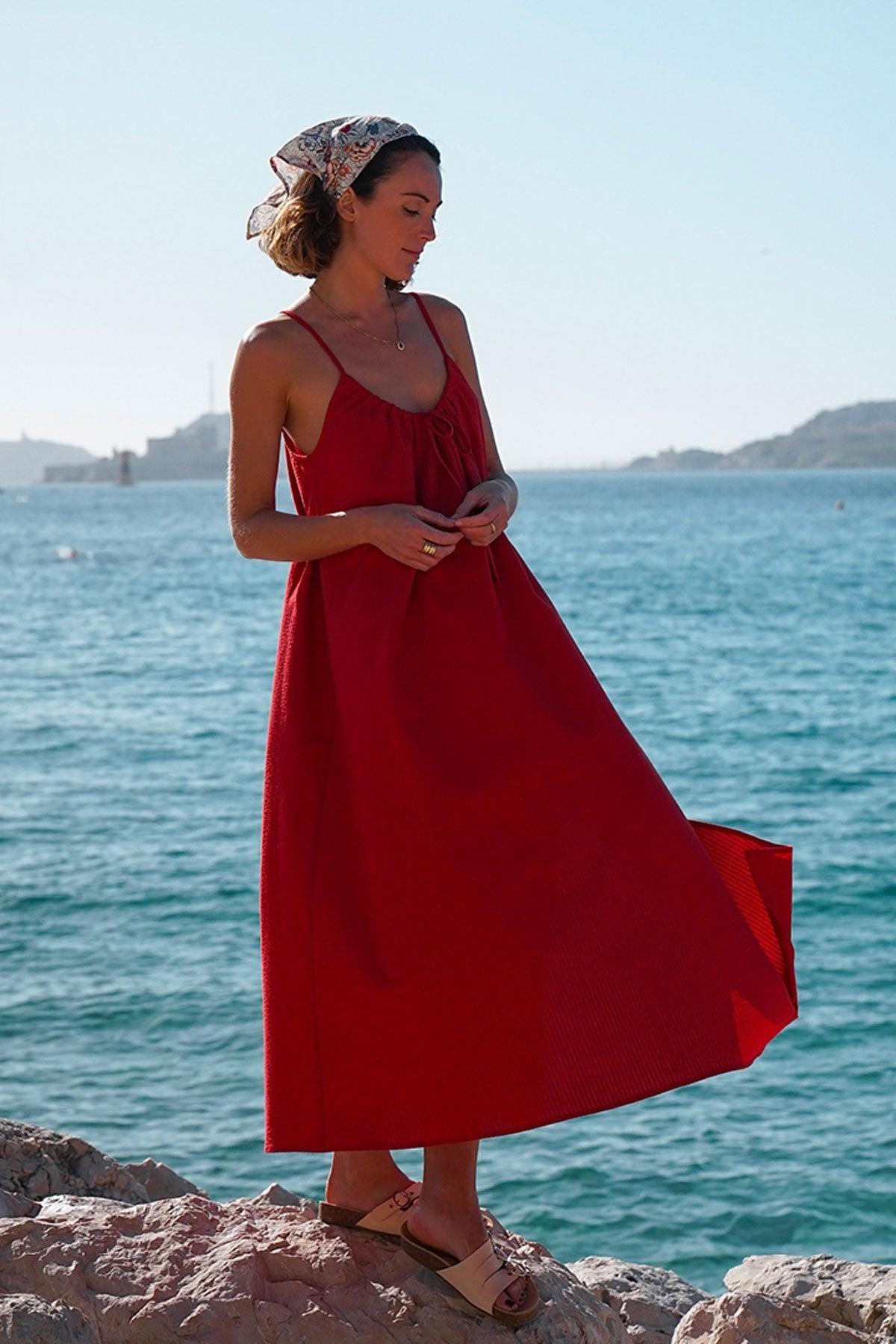 Dress Arena red by BALZAC PARIS