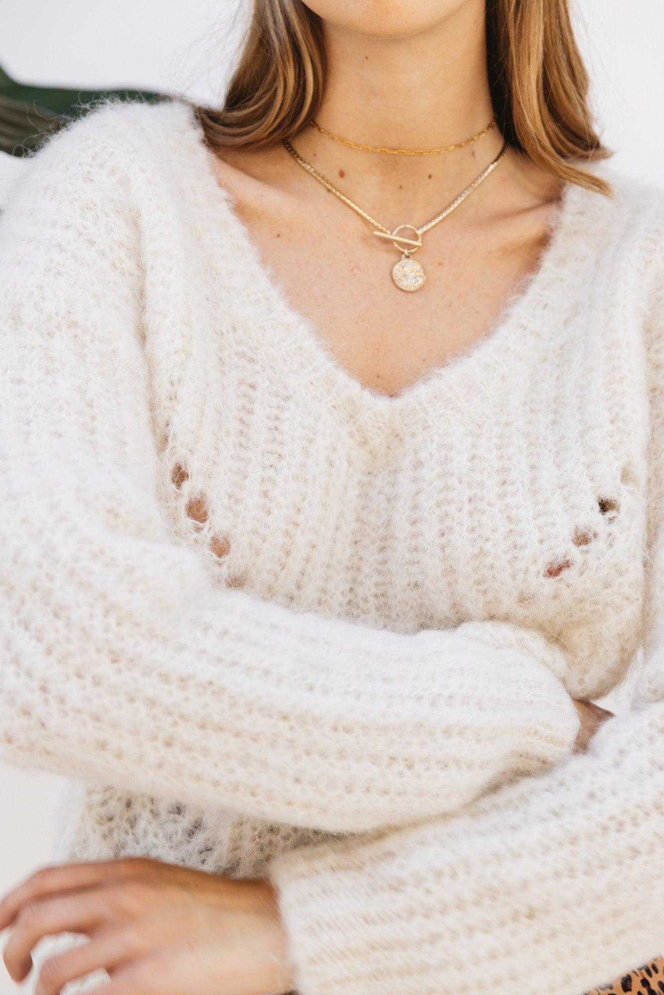 Ecru Riley jumper by BALZAC PARIS