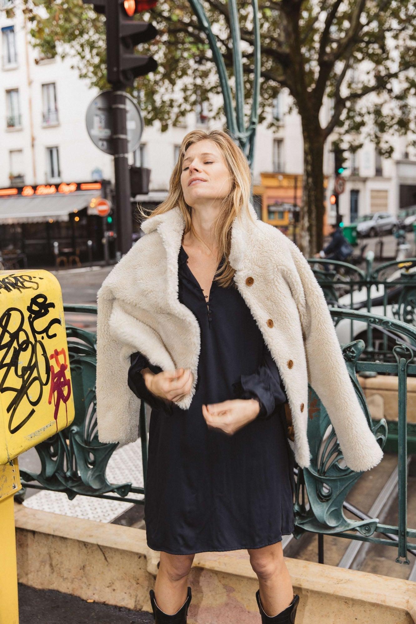 Edwige black dress by BALZAC PARIS