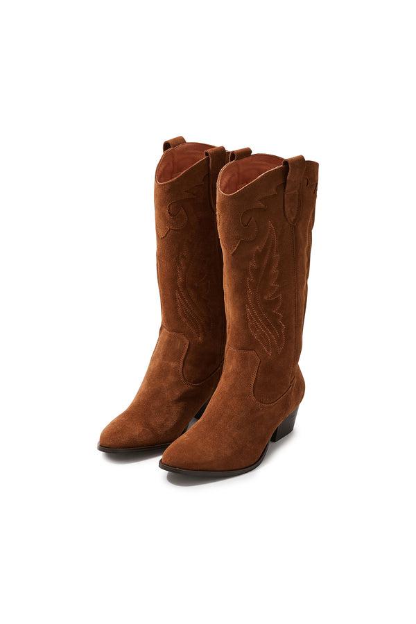 Eldorado cognac boots by BALZAC PARIS