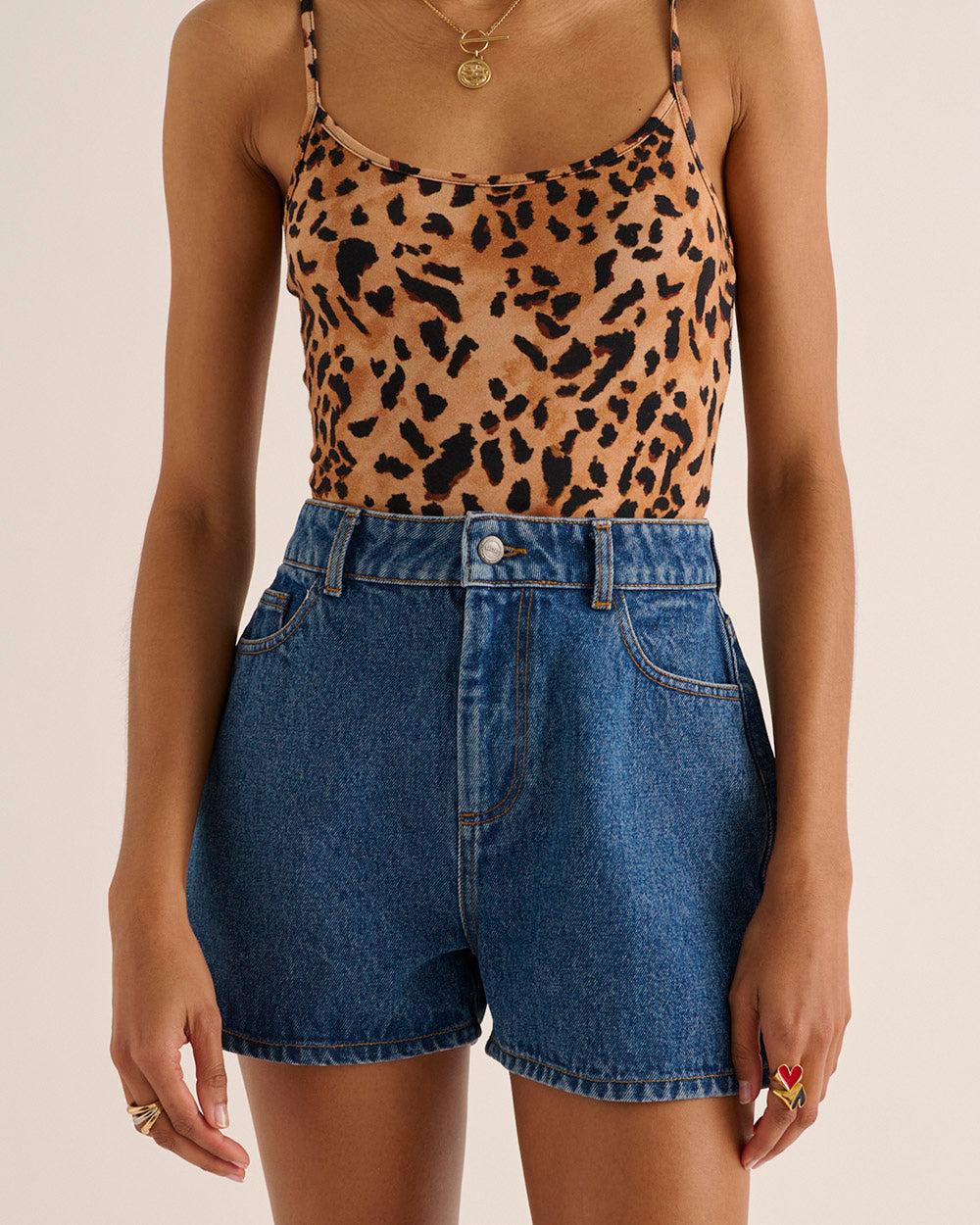 Emoi cheetah cappuccino bodysuit by BALZAC PARIS