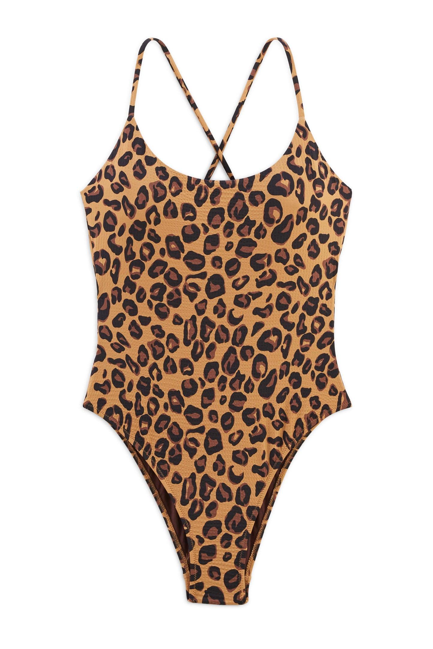 Felisa Leopard Embossed One-Piece Swimsuit by BALZAC PARIS