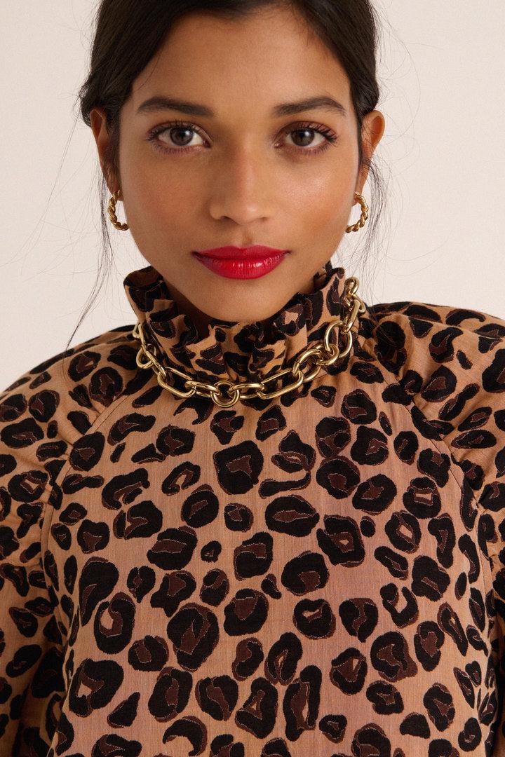 Golden Hélène necklace by BALZAC PARIS