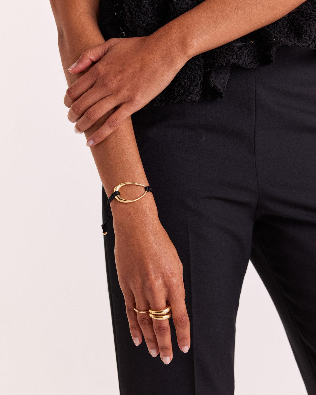 Golden Olympe bracelet by BALZAC PARIS