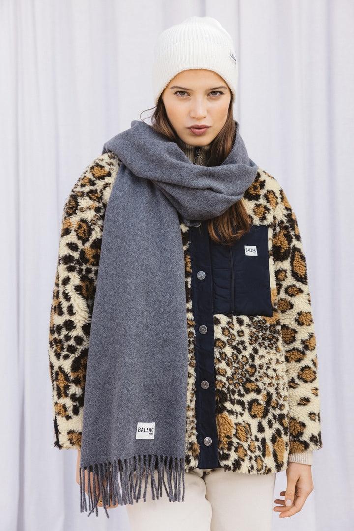 Gray Public scarf by BALZAC PARIS
