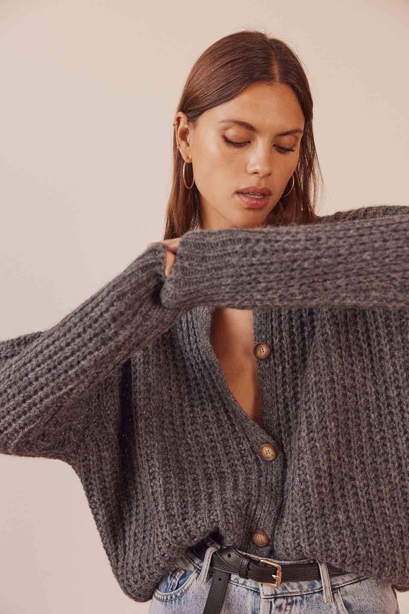 Gray St Gilles cardigan by BALZAC PARIS